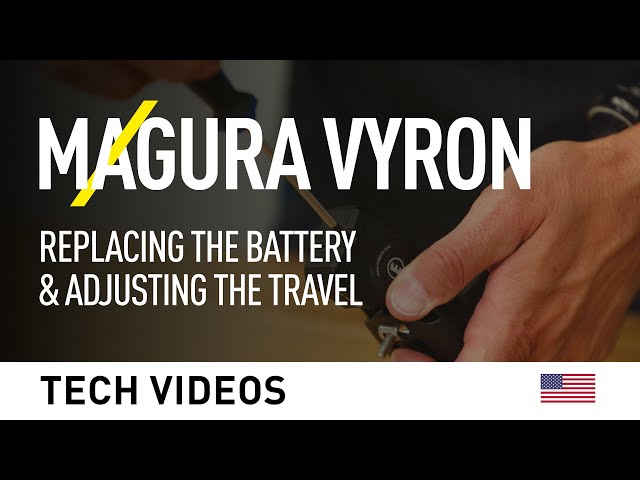MAGURA VYRON MDS-V3: Replacing the Battery & Adjusting the Travel (V3; from 2022)