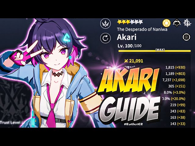 Make Your Akari TOP TIER! Akari Guide! Outerplane