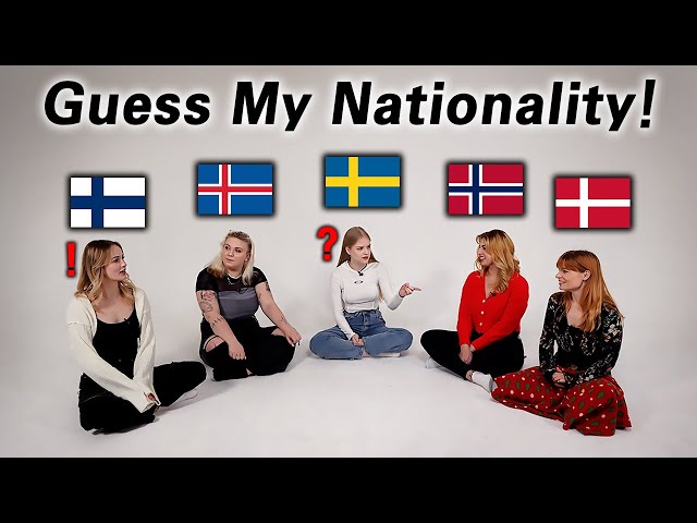 Guess the Nationality! (Nordic)