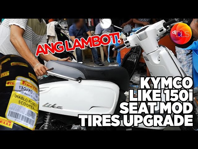 Seat Mod And TIres Upgrade | Kymco Like 150i