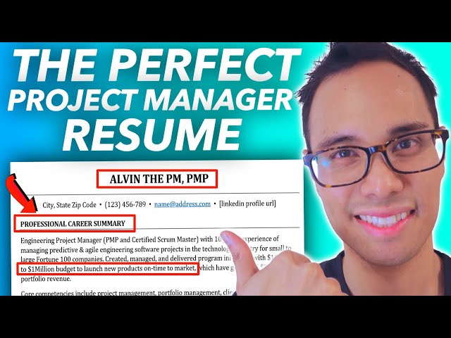 Write the PERFECT Project Manager Resume That Gets Interviews (FREE Resume Template Included!)