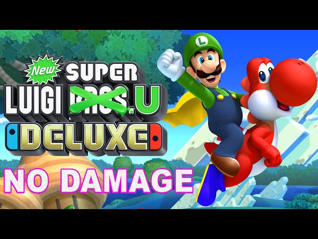 New Super Luigi U Deluxe Full Game (No Damage)
