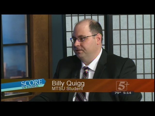 SCORE On Business: Billy Quigg Part 1