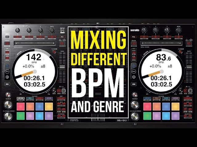 MIXING DIFFERENT BPM AND GENRE - 5 TOP BPM TRANSITIONS