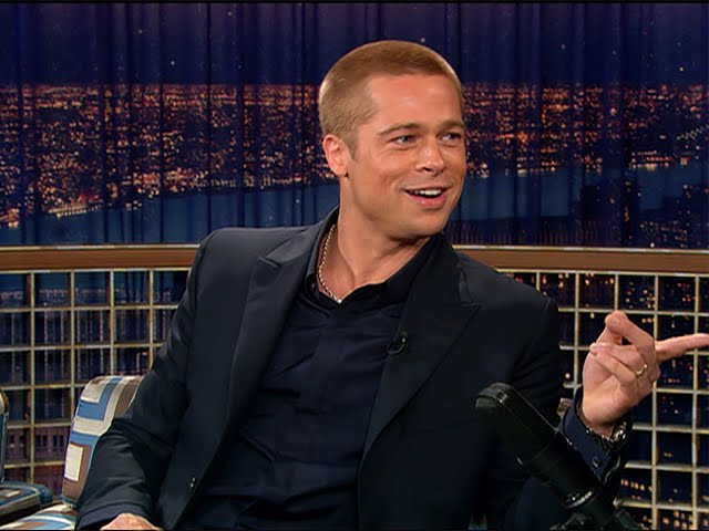 Brad Pitt on “True Romance” and “Troy” | Late Night with Conan O’Brien