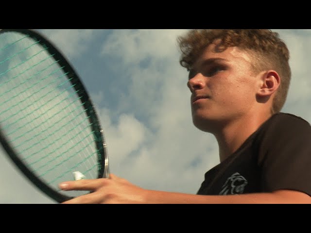 Local tennis star takes school to first state tournament