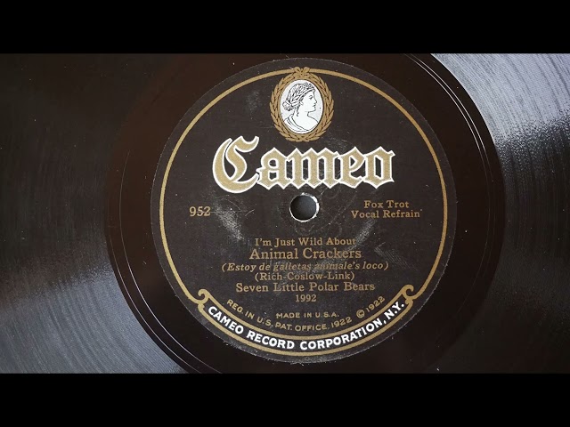 Seven little polar bears - Animal Crackers (78 rpm gramophone record)