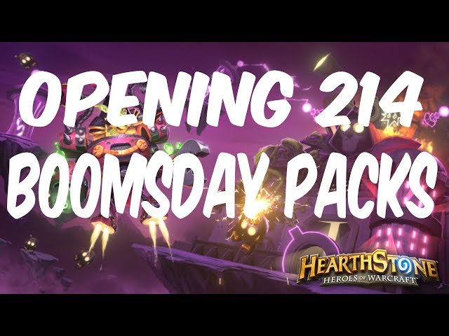 Hearthstone: Opening 214 Boomsday Packs