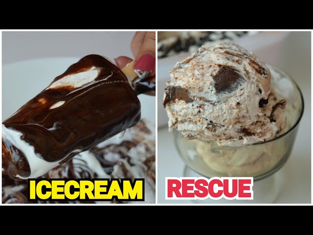 Chocobar Gone Wrong! Icecream Rescue. From Failed to Nailed it by (YES I CAN COOK) #Failed #Chocobar