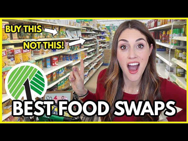 FOOD ITEMS YOU NEED TO BUY AT DOLLAR TREE TO SAVE $$$ (and what to avoid!) 🤫