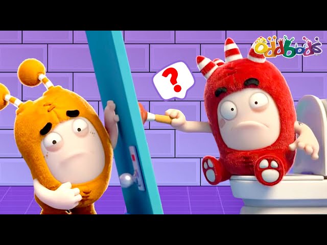 Oddbods | NEW | Toilet Troubles | Funny Cartoons For Kids