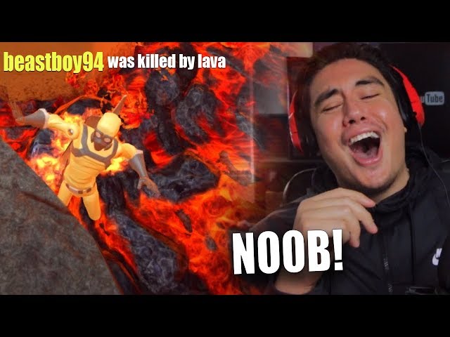I FOUND ONLINE PLAYERS WORSE THAN ME AT THIS | Hot Lava (FLOOR IS LAVA GAME)