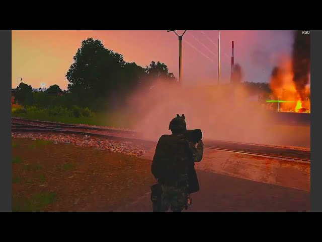 Massive Fire! Special forces counterattack •  all tank is destroyed