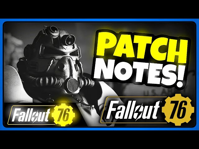 PATCH NOTES! Cremator 😲 Rework and Bug Fixes - 30 April 2024 - Fallout 76