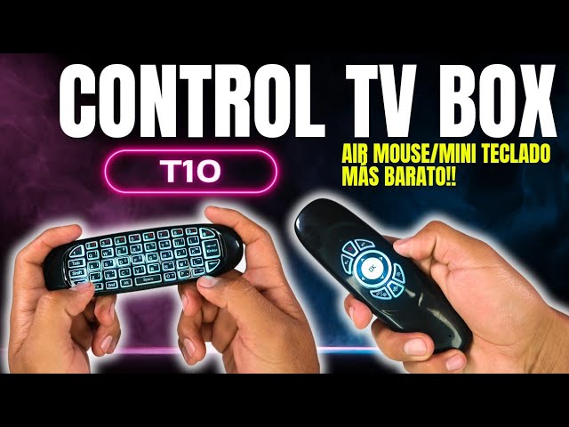 CONTROL REMOTO/MINI TECLADO para TV BOX! ANDROID TV T10 BARATO!