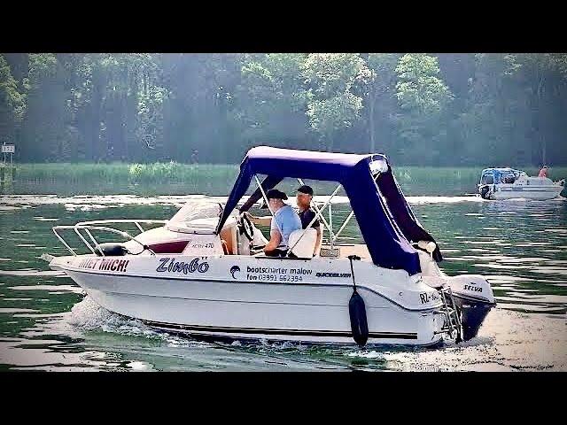 Bootsfahrt zwischen Plauer See und Kölpinsee mit 15PS, Mietboot Lenzer Hafen I Urlaub 2020 - Folge 8