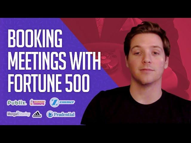 How We Booked 6 Fortune 500 Meetings in 6 days (Morgan Stanley, Adidas, Dunkin' Donuts...)