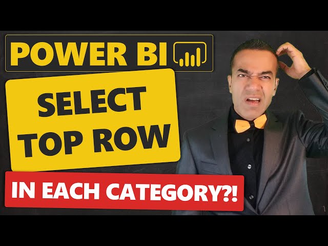 Power BI: Select Top Row in Each Category?! #PowerBIPuzzle 🤔