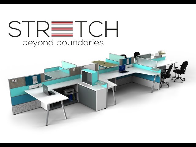 Stretch Workstation- SOS, Spacewood Office Solutions