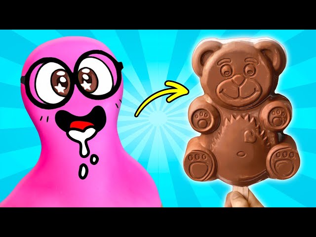 Sammy Makes a Giant Chocolate Bear 😍😋 Easy Dessert Ideas