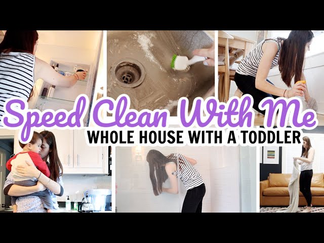 WHOLE HOUSE CLEAN WITH ME | Satisfying Speed Cleaning