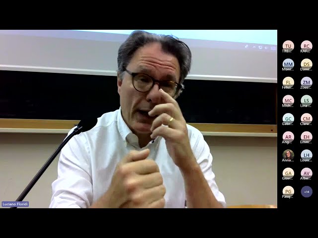 Luciano Floridi   Digital Philosophy and Ethics   Bologna Lectures 2023 15