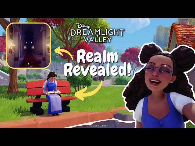 First Look At Beauty and the Beast Realm! It's Gorgeous! | Disney Dreamlight Valley
