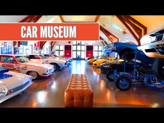 RACE CAR MAN CAVE IN A MANSION!