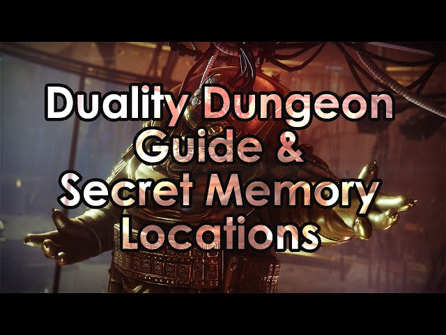 Destiny 2: Full Duality Dungeon Guide & Secret Memory and Chest Locations