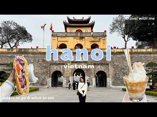 a day in hanoi 🇻🇳 | coconut coffee 🥥 train street  | vietnam travel vlog | where to visit + prices