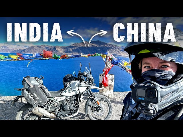 The Himalayan Lake that is split between INDIA 🇮🇳 and CHINA