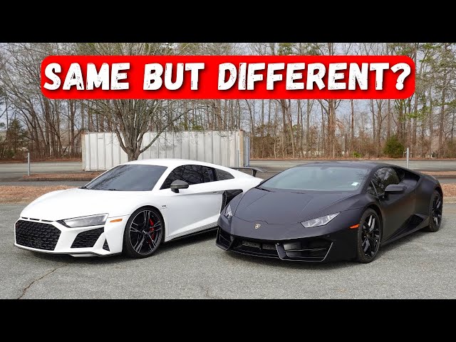 Lamborghini Huracan vs Audi R8 | Are These V10 Supercars Any Different?