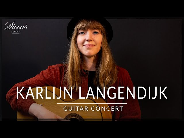 🍷 HEART MELTING Compositions on Classical Guitar by KARLIJN LANGENDIJK - Online Concert 🎧