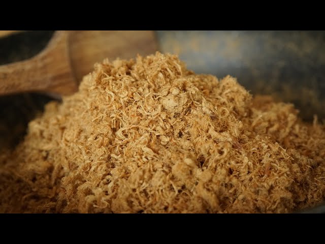 Pork Floss -  肉松 - Ròu Sōng / cooking technique / long shelf life without additives