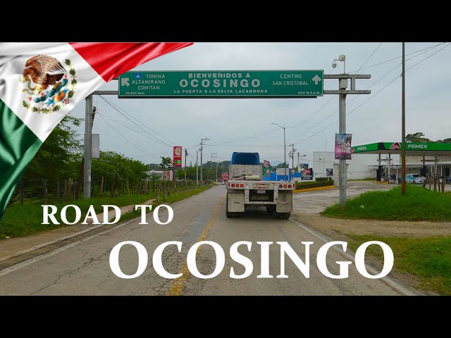 DRIVING road to OCOSINGO, State of Chiapas, MEXICO I 4K 60fps