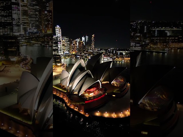Sydney di notte, Opera House e grattacieli! #viaggiodinozze #australia #sydney