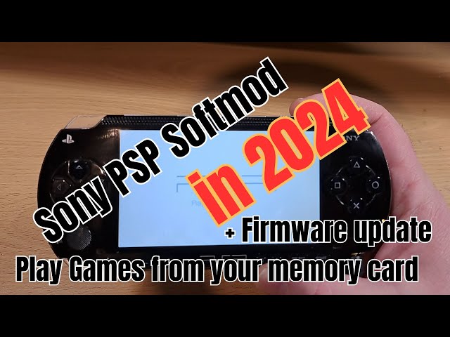 Softmodding a Sony PSP Handheld Games Console in 2024 - Is it really that easy?