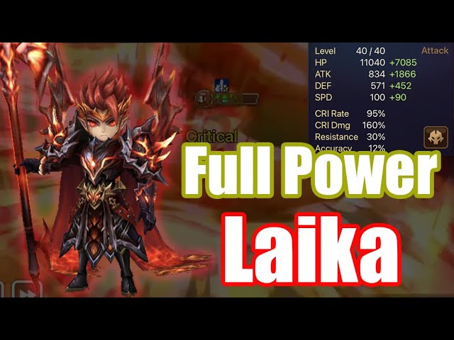 【Summoners War | Curry's RTA】Full Power Laika, he is best one shot killer!!