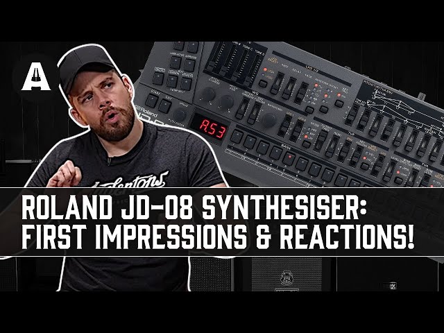 Roland Boutique JD-08 Synthesiser - First Impressions & Reactions!