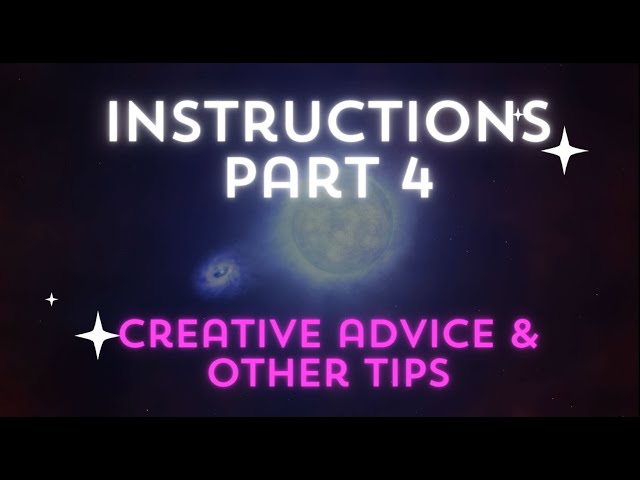 Sonify the cosmos  - Creative advice and other tips