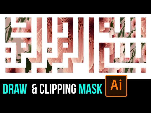 How To Draw Bissmillah & Clippong Mask in Illustrator 2024 | Simple & Easy Way | Calligraphy