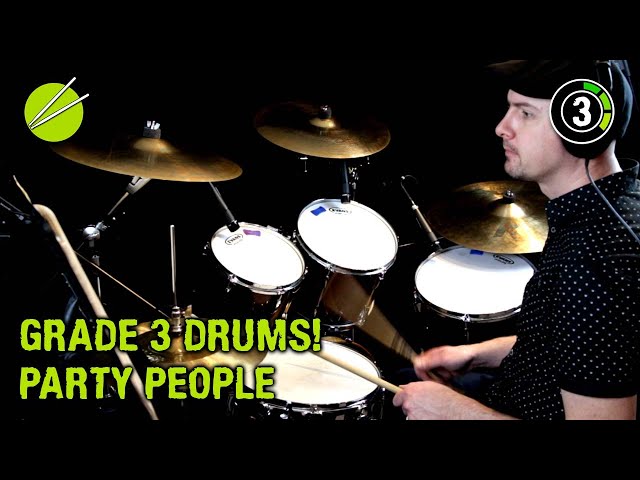 Typical Grade 3 Drums Performance - Party People (Trinity 2014-19)
