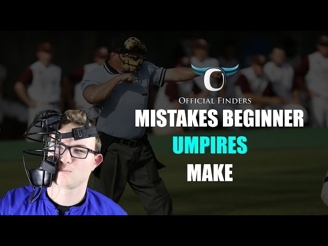 Five MISTAKES that beginner UMPIRES MAKE | Umpire Training