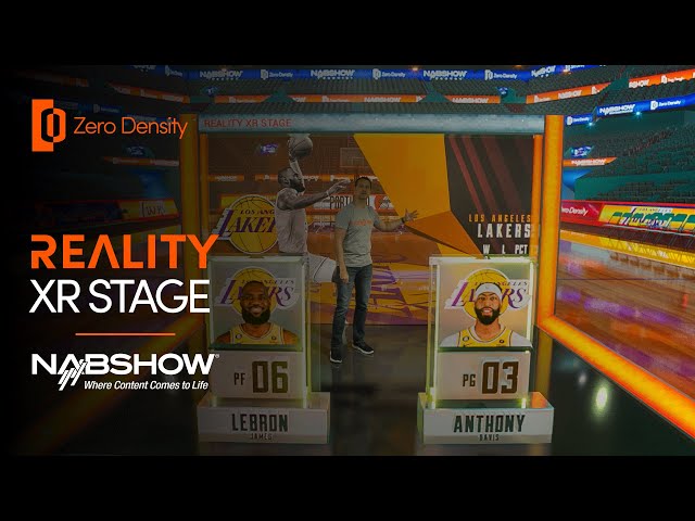 Reality XR Stage - Live AR & LED-based Extended Reality (XR) Demo by Zero Density at NAB Show 2023