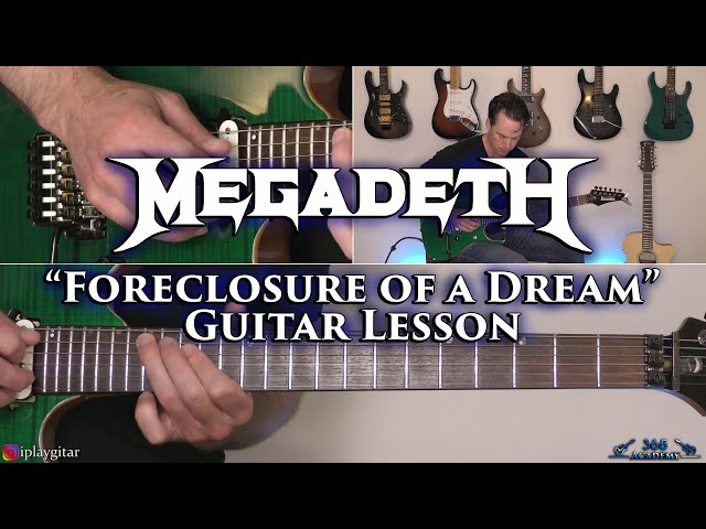 Megadeth - Foreclosure Of A Dream Guitar Lesson