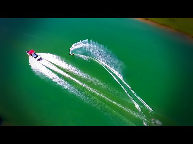 Wakeboard chase by Drone on HIDDEN POND! (Fort Oglethorpe, GA)