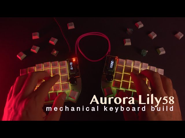 Aurora Lily58 Build (mechanical keyboard start to finish)