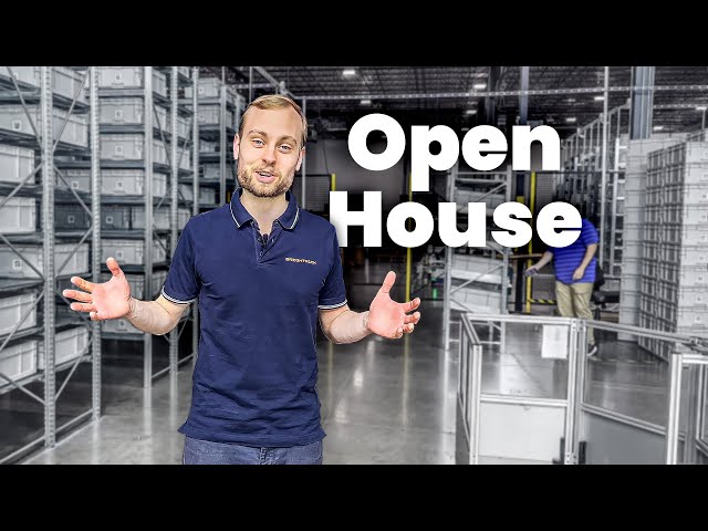 Open house featuring Brightpick Autopicker robot for automated order picking | Brightpick