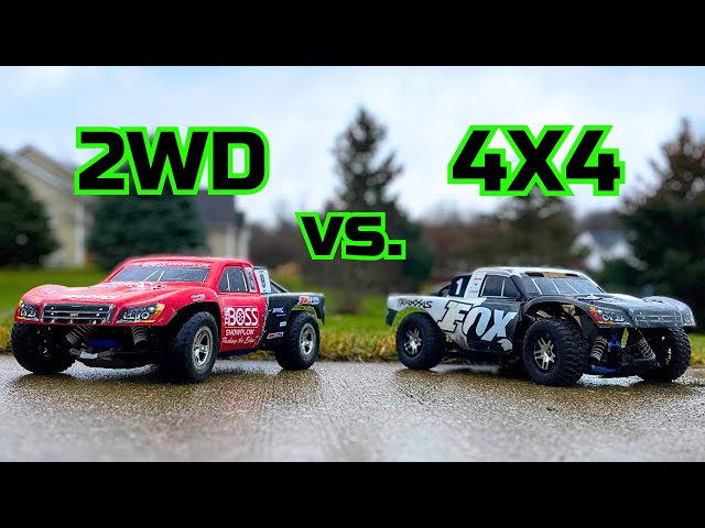 2WD vs. 4X4 Traxxas Slash Comparison!