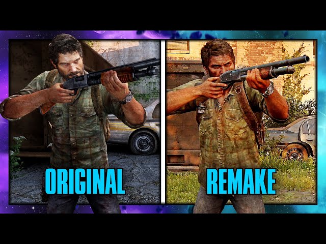 The Last of Us Remake VS Remaster - Gameplay Comparison